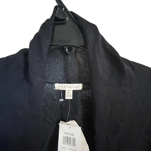Retrology tie open front sweater size medium - Picture 14 of 16